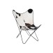 Cadeira lounge em metal e pele de vaca 92x65x90 cm Cadeira lounge em metal e pele de vaca 92x65x90 cm
