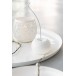 Porta-velas em metal branco 11x11x12 cm Porta-velas em metal branco 11x11x12 cm