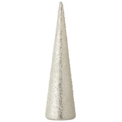 Cono perla cristal blanco/plata Alt. 35