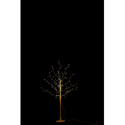 Arbre lumineux branche led blanc en métal 100 cm