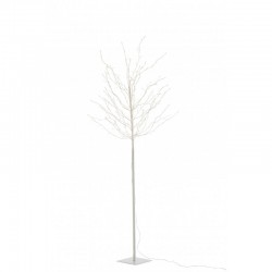Arbre lumineux branche led blanc en métal 180 cm