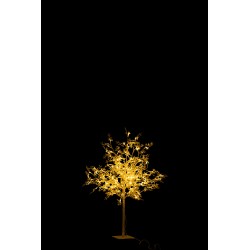 Arbre lumineux branche et feuilles pailletées led 100cm