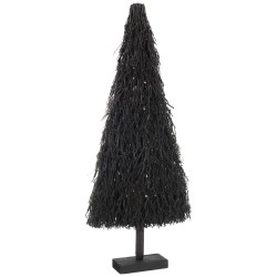 Sapin de Noël décoratif plat en branches noires