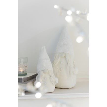 Papá noel beis tejido Alt. 27 cm