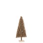 Árbol de Navidad decorativo de madera natural plano de 40x12,5x90cm