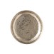 FUENTE REDONDA ALTO IRREGULAR ALUMINIO PLATA