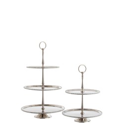 PLATEAU 3 NIVEAUX BIJOU ALU / NICKEL ARGENT 53,5 cm