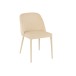 Chaise en métal beige 58x51x80 cm
