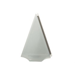 Sapin de Noël décoratif avec led en verre or 18.5x6x29.5 cm