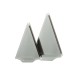 Sapin de Noël décoratif avec led en verre or 18.5x6x29.5 cm
