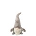 Papá noel de pie peluche gris/blanco Alt. 50 cm
