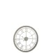 Horloge chiffres romains en métal gris 67x7x67 cm
