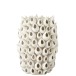 Vase en porcelaine blanc 30x30x44 cm Vase en porcelaine blanc 30x30x44 cm