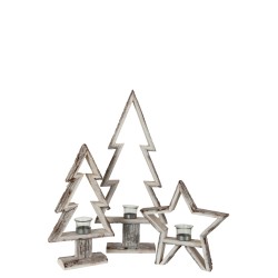 Photophore Sapin - Bougeoir Sapin De Noel