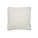 Cuscino quadrato in poliestere bianco 45x45 cm
