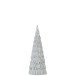 Arbre de Noël en résine Argent 15x15x40cm