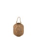 Lanterne naturelle en jacinthe d'eau 39 x 31.5 x 31.5 cm Lanterne naturelle en jacinthe d'eau 39 x 31.5 x 31.5 cm