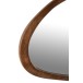 Miroir irrégulier en bois de manguier marron 64x3.5x56 cm Miroir irrégulier en bois de manguier marron 64x3.5x56 cm