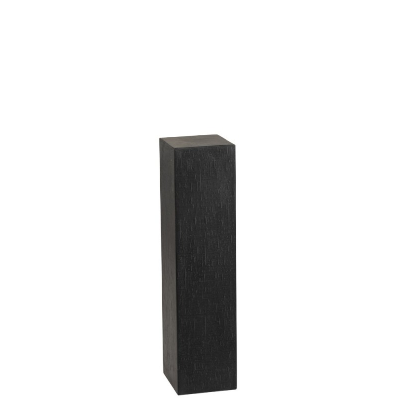 Colonne rectangulaire en argile noir