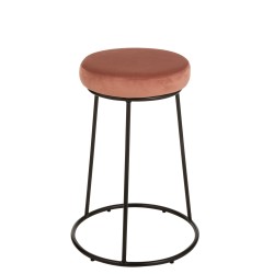 Cojín para soporte tela rosa antiguo