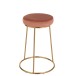 Coussin pour tabouret en textile rose 34x34x8 cm Coussin pour tabouret en textile rose 34x34x8 cm
