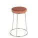 Coussin pour tabouret en textile rose 34x34x8 cm Coussin pour tabouret en textile rose 34x34x8 cm