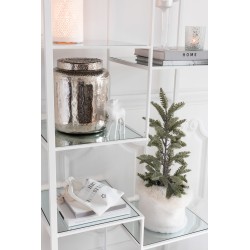 Branche de sapin décoratif en plastique vert 25x25x39 cm