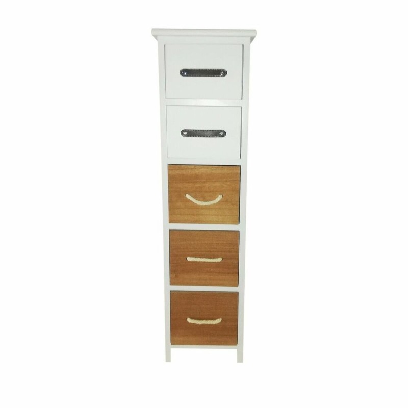 Chiffonnier Caisson à Tiroirs Versa 21520046 Bois de paulownia 5 tiroirs Bois (29 x 95 x 25 cm)