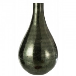 Vase en verre vert 30x30x53 cm