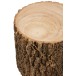 Table basse ronde en bois de paulownia naturel Table basse ronde en bois de paulownia naturel