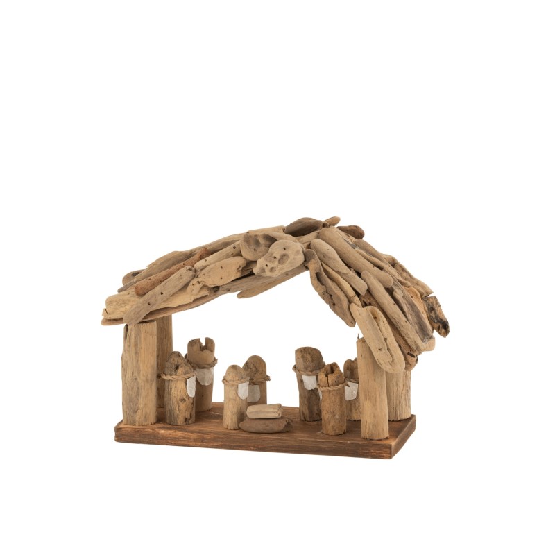 La Crèche de Noël en Bois Naturel : Un Symbole Traditionnel Réinventé