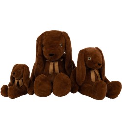 CONEJO PAJARITA PELUCHE MARRON OXIDO LARGE