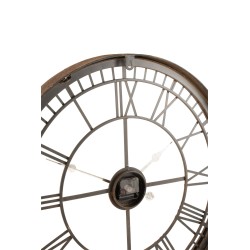 Reloj números romanos metal/cristal oxido Alt. 67 cm