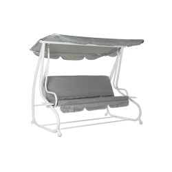 Banc Thyann Gris Balançoire Polyester Acier (210 x 120 x 167 cm)