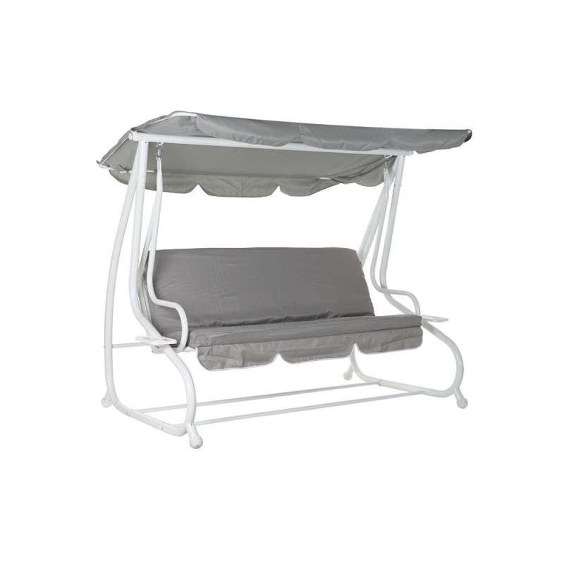 Banc Thyann Gris Balançoire Polyester Acier (210 x 120 x 167 cm)
