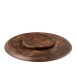 Plateau tournant rond en bois de manguier marron D56cm Plateau tournant rond en bois de manguier marron D56cm