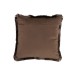 Cuscino quadrato in poliestere marrone 42x42cm Cuscino quadrato in poliestere marrone 42x42cm