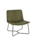 Tumbona de metal verde de 71x68x78 cm