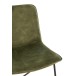 Tumbona de metal verde de 71x68x78 cm