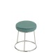 Coussin pour tabouret en textile azur 34x34x8 cm