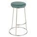 Coussin pour tabouret en textile azur 34x34x8 cm
