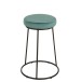Coussin pour tabouret en textile azur 34x34x8 cm