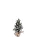 Sapin de Noël décoratif à led en plastique vert 20x20x45 cm