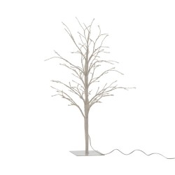 Arbre lumineux branche led blanc en métal 57x20x20 cm