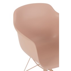 SILLA WILLY MECEDORA PP NUDE ROSA