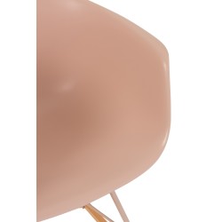 SILLA WILLY MECEDORA PP NUDE ROSA