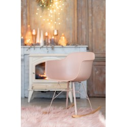 SILLA WILLY MECEDORA PP NUDE ROSA