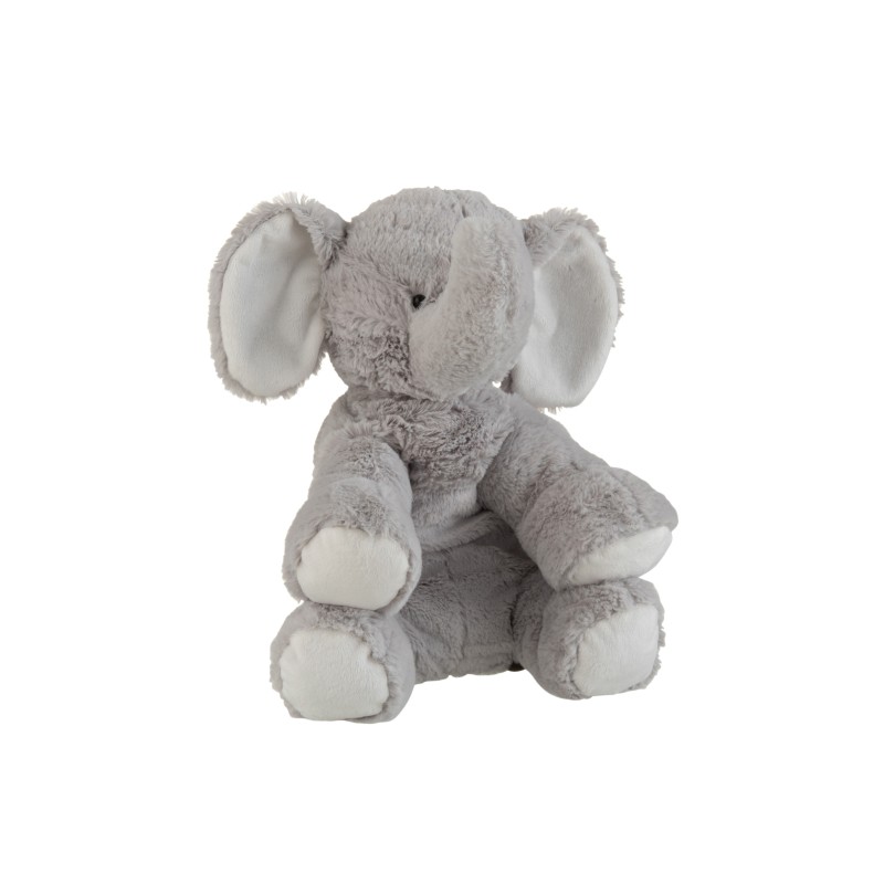 Elefante peluche gris Alt. 38 cm