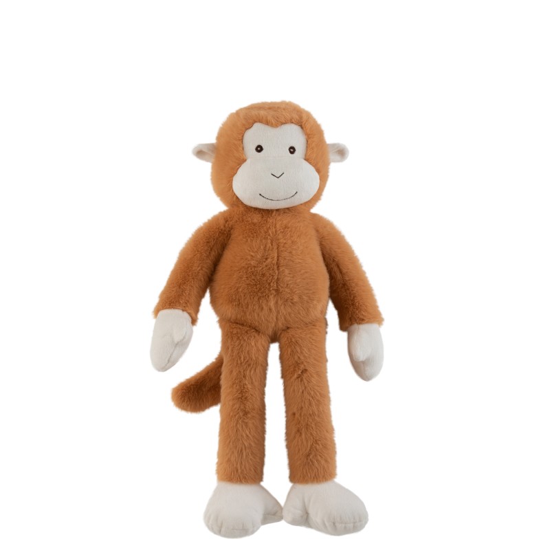 Doudou Singe Ricky Teddy Hermann 32 Cm – Peluche Douce & Sécurisée Dès La Naissance, Lavable En Machine