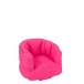 fauteuil enfant bas poly rose